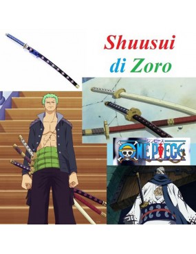 RIPRODUZIONE ORNAMENTALE KATANA ZORO RONOROA ONE PIECE [ZS9488C]