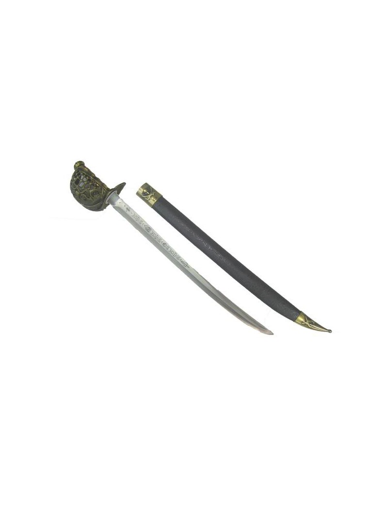 RIPRODUZIONE ORNAMENTALE SCIABOLA JACK SPARROW (PIRATI DEI CARAIBI) [017BS]