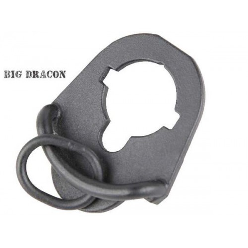 ANELLO BIG DRAGON FULL METAL CON GANCIO PER CINGHIA [BD-4337B]