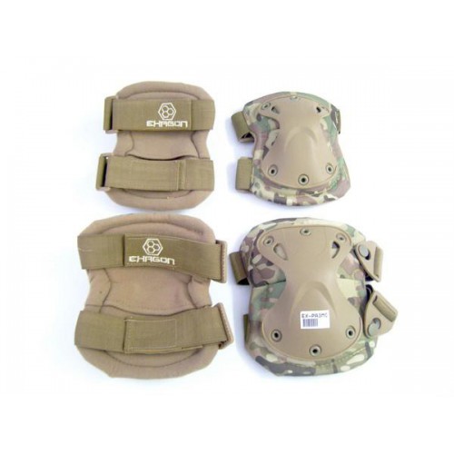 SET KNEE-ELBOW MULTICAM EXAGON [EX-PA3MC]