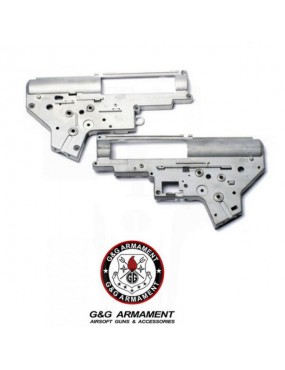 GEAR BOX G&G SCARRELLANTE 8mm IN METALLO II GENERAZIONE PER SERIE...