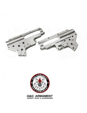 GEAR BOX G&G 8mm METAL II GENERATION FOR M4-M16-G3-SCAR-MP5 SERIES [G16008]