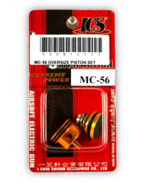 ICS KIT TESTA PISTONE CUSCINETTATA SILENZIATA PIU' TESTA CILINDRO CON DOPPIO O-RIN ANTIVUOTO VERSIONE 2 [MC-56] 2