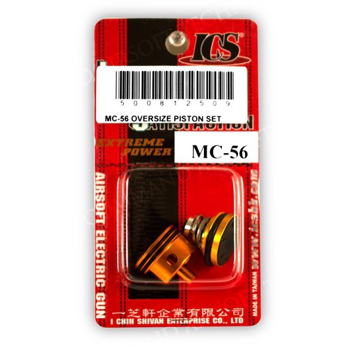 KIT TESTA PISTONE CUSCINETTATA SILENZIATA PIU' TESTA CILINDRO CON DOPPIO O-RIN ANTIVUOTO ICS VERSIONE 2 [MC-56]