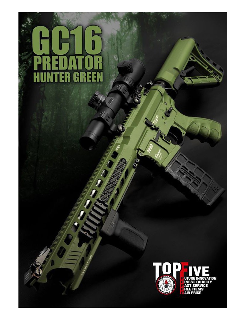 GC16 PREDATOR HUNTER GREEN G&G [GG-PREDGREEN]