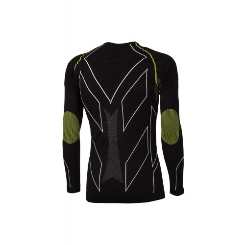 CAMISA TERMICA X TECH PREMIUM CUELLO REDONDO DE +10 A -30 COLOR NEGRO [MAGLIA PREMIUM]