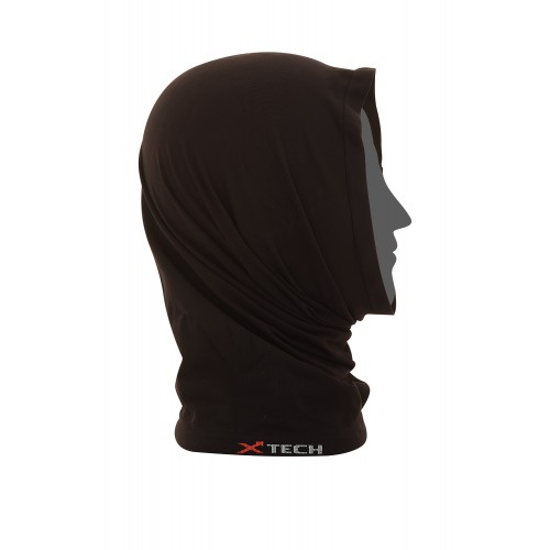 XTECH TUBOLARE/SCALDACOLLO TERMICO X-TUBE DA +15 A -15 COLORE NERO TAGLIA UNICA [SCALDACOLLO X-TUBE NERO]