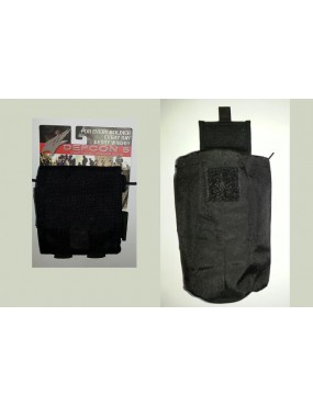 BLACK FOLDABLE DUMP POUCH POCKET [D5-DP500 B] 2