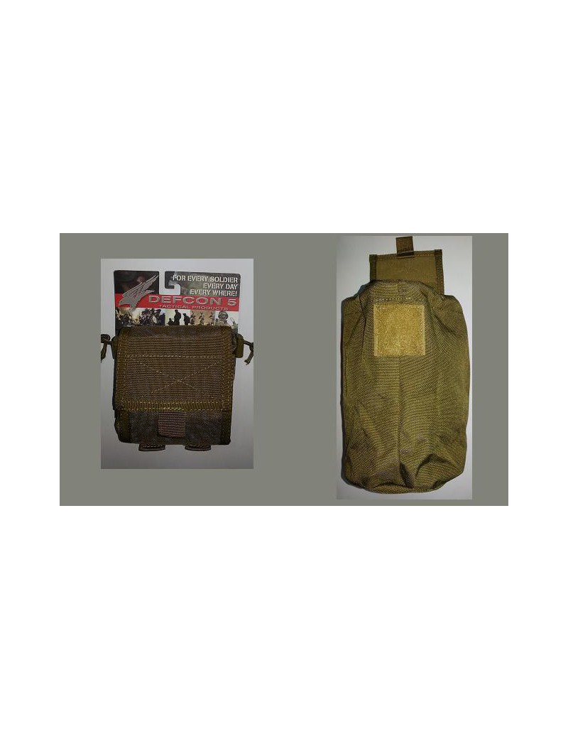 FOLDABLE DUMP POUCH TAN POCKET  [D5-DP500 CT]