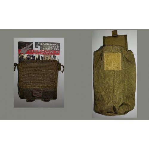 FOLDABLE DUMP POUCH TAN POCKET  [D5-DP500 CT]