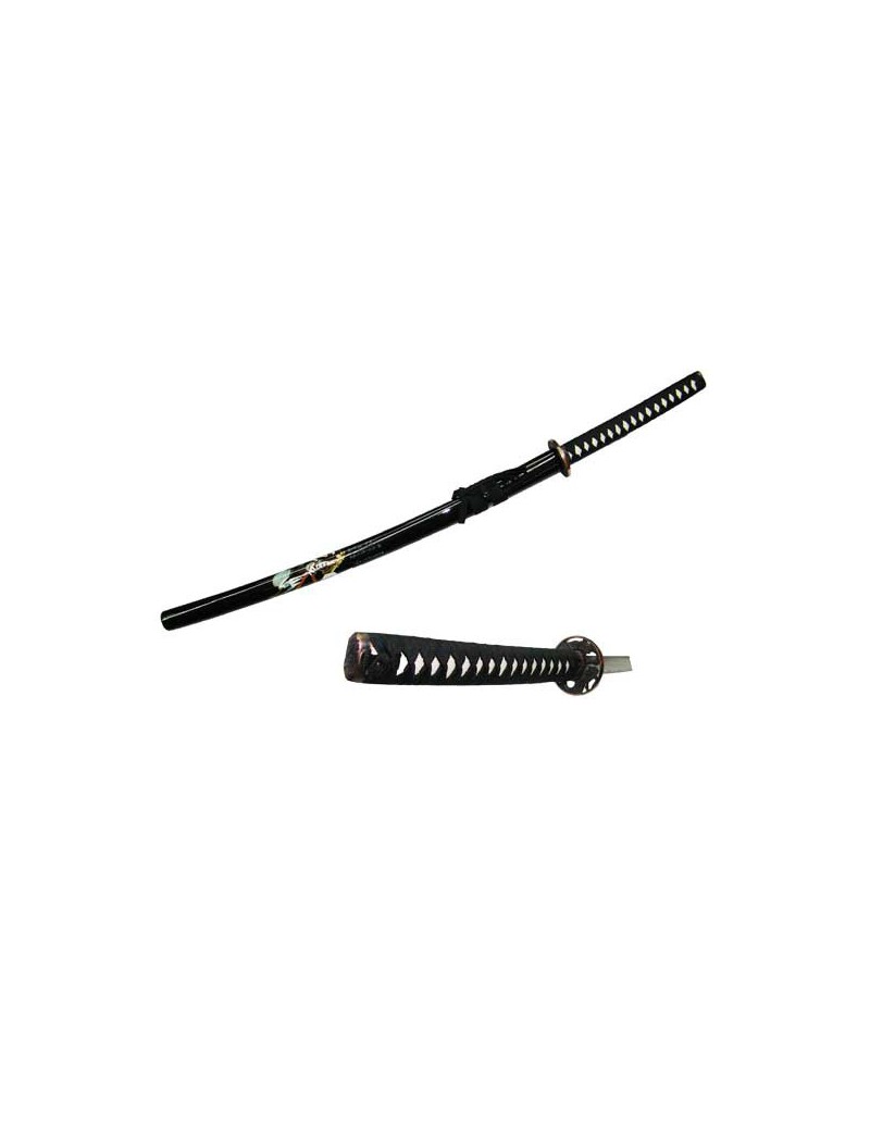 REPRODUCCIÓN ORNAMENTAL DE KATANA CON IMAGEN SAMURAI IMPRESA [SW1354]