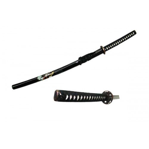 REPRODUCCIÓN ORNAMENTAL DE KATANA CON IMAGEN SAMURAI IMPRESA [SW1354]