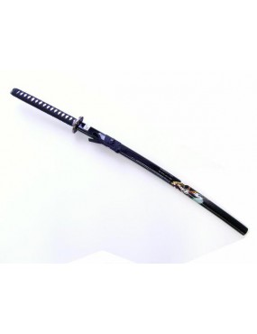 KATANA ORNAMENTAL REPRODUCTION MIT GEDRUCKTEM SAMURAI-BILD [SW1354] 2