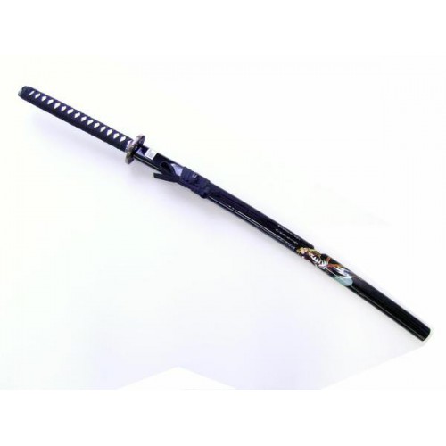 REPRODUCCIÓN ORNAMENTAL DE KATANA CON IMAGEN SAMURAI IMPRESA [SW1354]