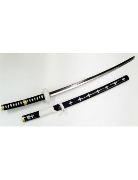 RIPRODUZIONE ORNAMENTALE  KATANA ONE PIECE TRAFALGAR LAW BLACK [ZS521B]