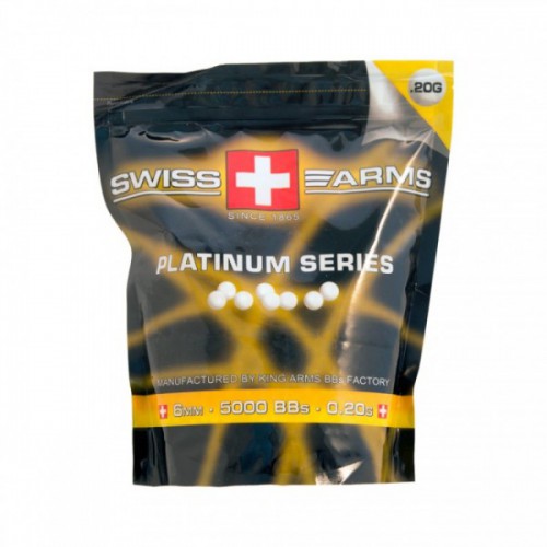 KING ARMS BB'S 0,2Ogr 5000 Stück [KA-BB-01-WH]