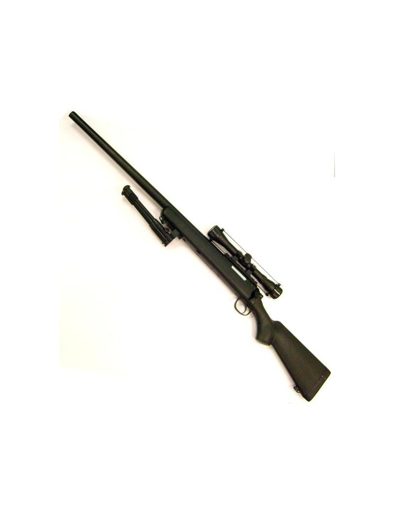 FUCILE SNIPER VSR10 CON BIPIEDE E OTTICA NERO WELL [MB03BB-O]