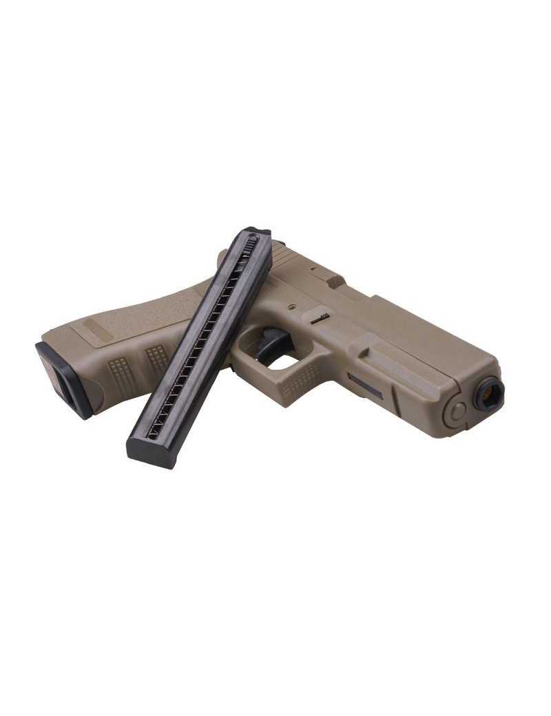 CYMA GLOCK G18C ELETTRICA COLPO SINGOLO/RAFFICA TAN [CM030T]