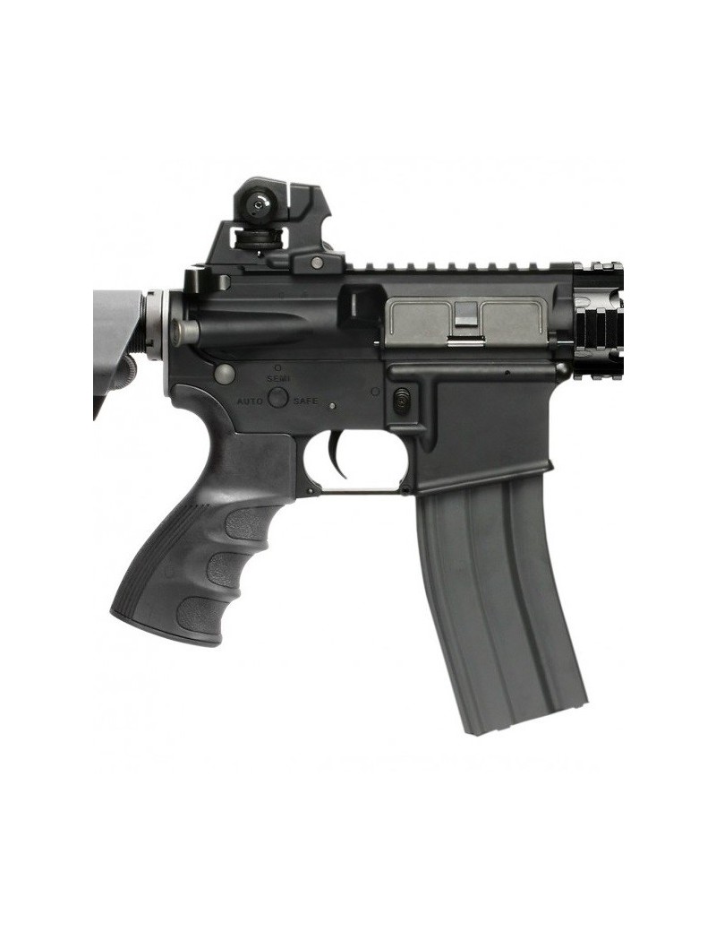 RIFLE AIRSOFT ELÉCTRICO G&G GR15 RAIDER XL NEGRO BLOW-BACK (GG-BBRAIDERXL)