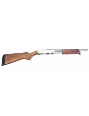 FUCILE A POMPA SILVER E WOOD M870 M QINGLIU AIRGUN [QL-M870MS]