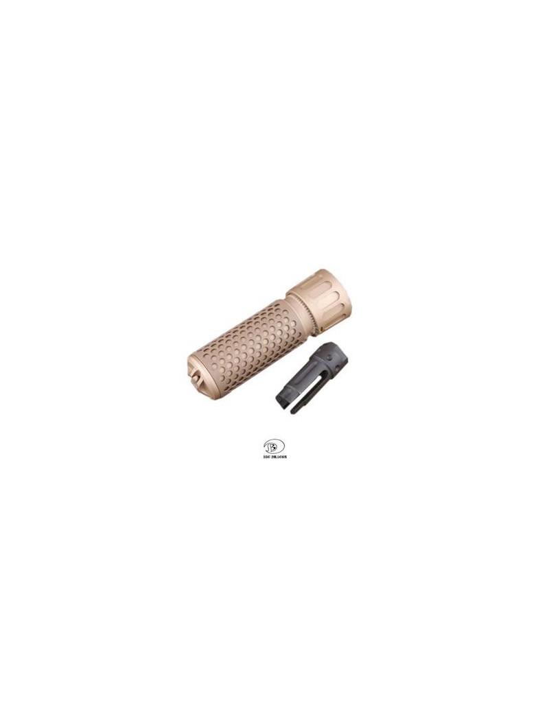 QUICK DETACH SUPRESSOR SILENCER TAN BIG DRAGON [BD-0541T]