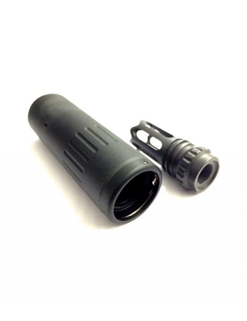 SILENCIADOR SCAR ACC CON BD DE LIBERACIÓN RÁPIDA NEGRO [BD-0475]