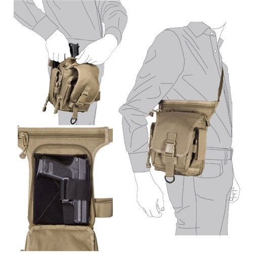MULTI-POCKET BAG IN CORDURA EXPEDIRION VEGA HOLSTER 2B32 TAN [2B32D]
