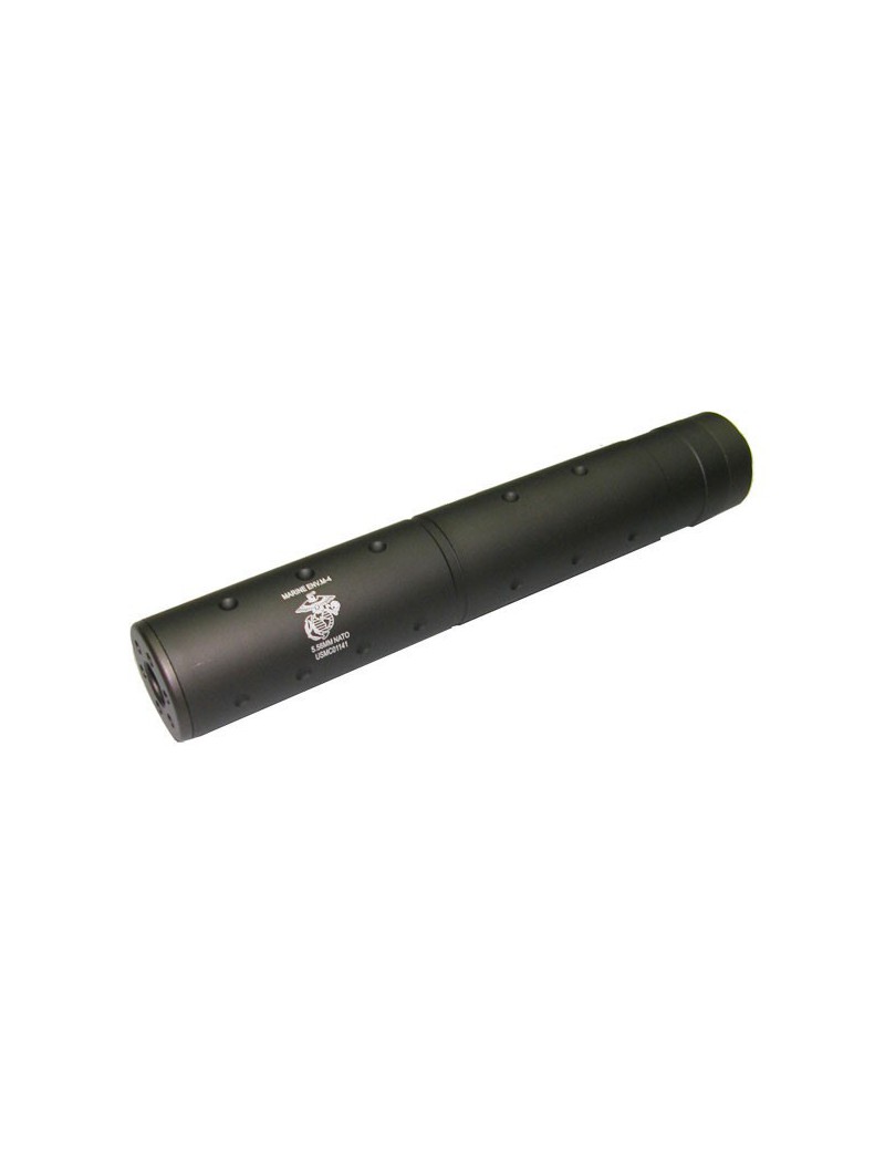 SILENCIADOR TACTICO TACTICAL MARINES FULL METAL JS [JS-SIL04DARKGREY]