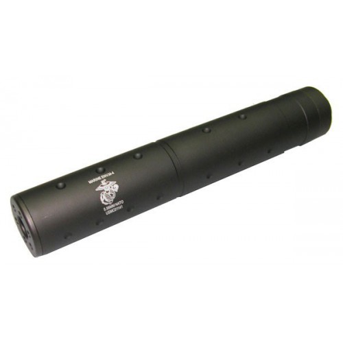 SILENCIADOR TACTICO TACTICAL MARINES FULL METAL JS [JS-SIL04DARKGREY]