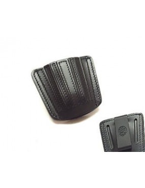 FONDINA NERA VEGA HOLSTER IN CUOIO PER SERIE FIT [IF110]