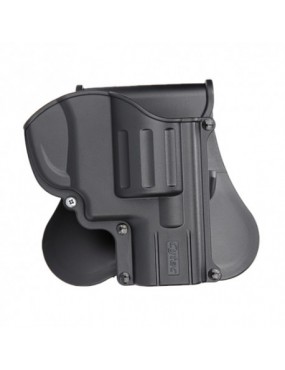 RIGID CYTAC HOLSTER FÜR REVOLVER SCHWARZEN RECHTEN GÜRTEL [CY-SW-JF]