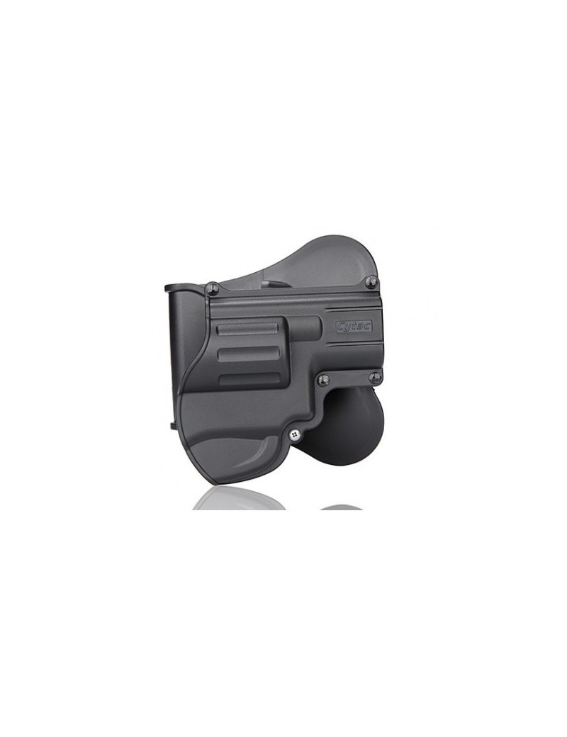 RIGID CYTAC HOLSTER FÜR REVOLVER SCHWARZEN RECHTEN GÜRTEL [CY-SW-JF]