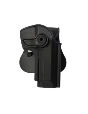 HOLSTER EN POLYMÈRE NOIR IMI DEFENCE POUR BERETTA 92/96 ET VERTEC [IMI-Z1250]