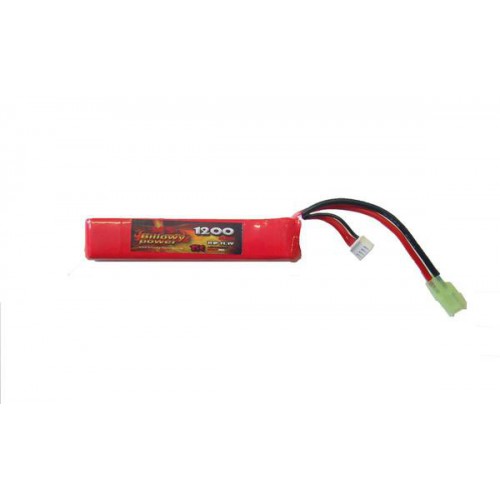 BATTERIE LIPO 7,4v 1200 mAh 15C BILLOWY POWER [BL-7.4X1200L]