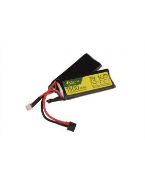 LIPO BATTERIE 7,4V X1500 mAh 20C SPLIT ELECTRO RIVER [ER7.4X1500]