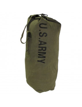 US ARMY STYLE BAG 100% COTTON CANVAS GREEN OLIVE [Z04]