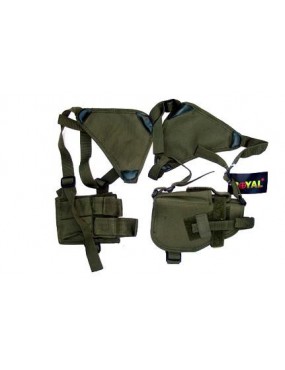 HOLSTER AXILLAIRE VERT EN CORDURA [06472 VERT]