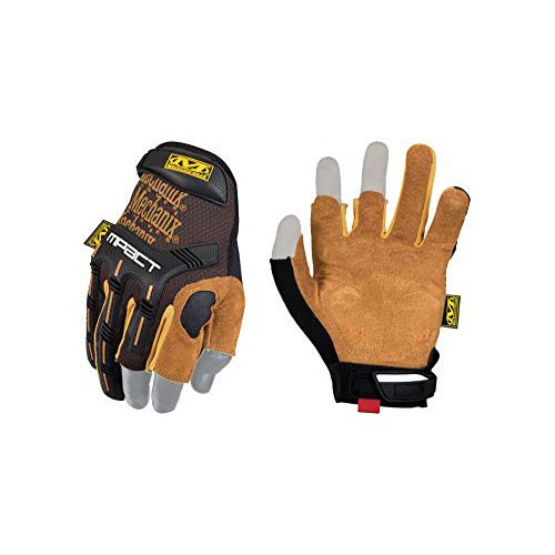 HANDSCHUHE MECHANIX WEAR FRAMER M-PACT LEDER TAN  [LFR-75]