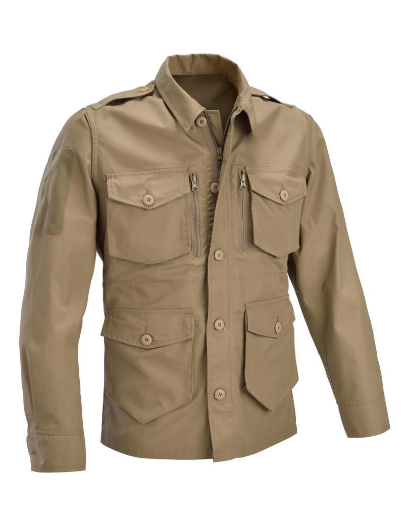 GIACCA PANTHER DEFCON 5 IN POLYCOTTON RIPSTOP COYOTE TAN TG.L [D5-3521CT-L]