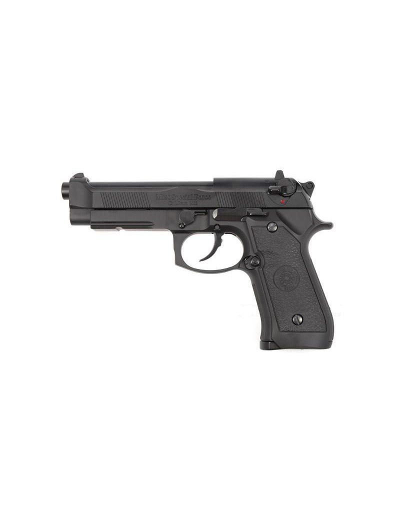 HFC GAS BLOWBACK PISTOL HALF METAL FULL AUTO BLACK [HG 190R]