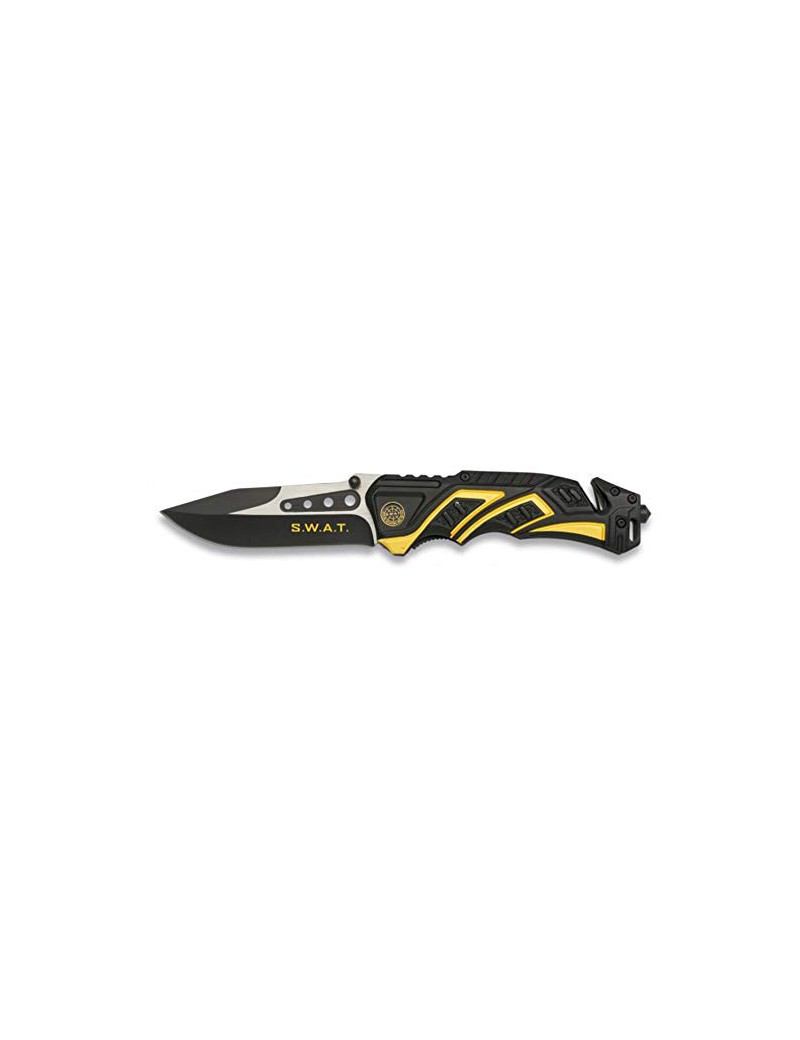 SWAT ARMED FORCE FOLDING KNIFE YELLOW ALBAINOX [19595]