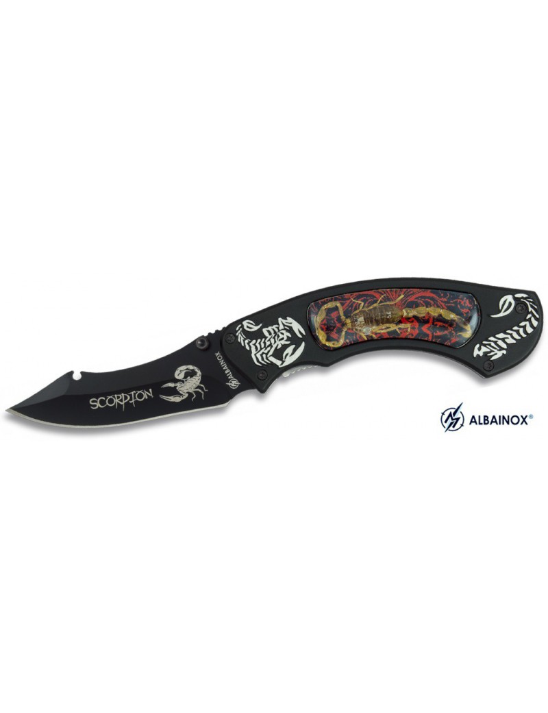COLTELLO RICHIUDIBILE ALBAINOX SCORPION FOLDING [19001]