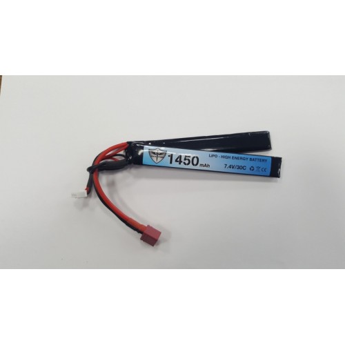 LIPO BATTERY 7.4 1450 mAh 30C X 2 BLACK STORM [BS-7.4X1450-2]