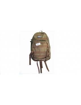 TACTICAL BACKPACK TAN WITH 2 POCKETS [H6294T]