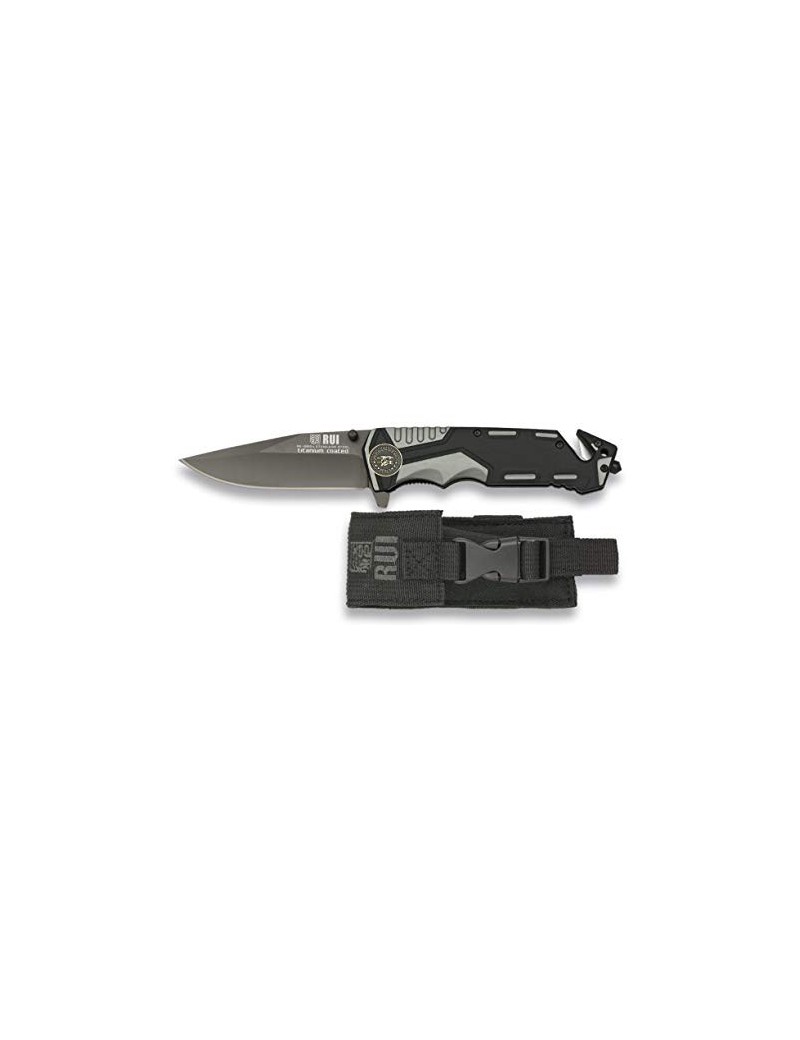 FOLDING KNIFE 19654 `` NAVY SEALS '' WITH NYLON CASE [19654]