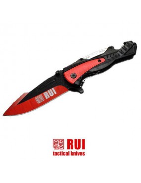 FOLDING KNIFE 18299 RUI MULTIFUNCTION RED / BLACK [18299]