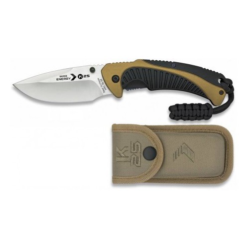 K 25 COLTELLO RICHIUDIBILE SERRAMANICO SERIE ENERGY TITANIUM CON CUSTODIA [19784]