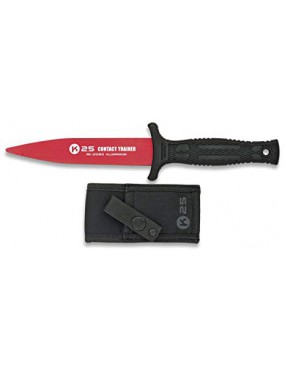 COLTELLO DA ESERCITAZIONE IN ALLUMINIO ROSSO K25 [32192]