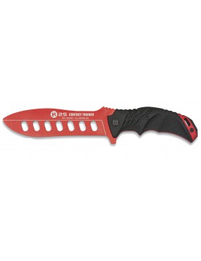 COLTELLO DA ESERCITAZIONE IN ALLUMINIO ROSSO 15 CM  K25 [32181]