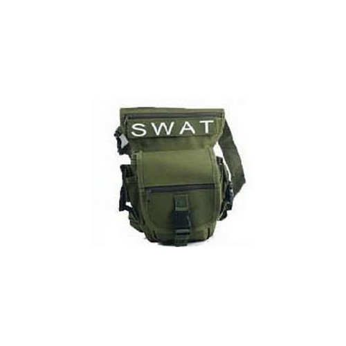 SWAT BARBARIC GREEN TACTICAL THIGH BAG [34898-VE]